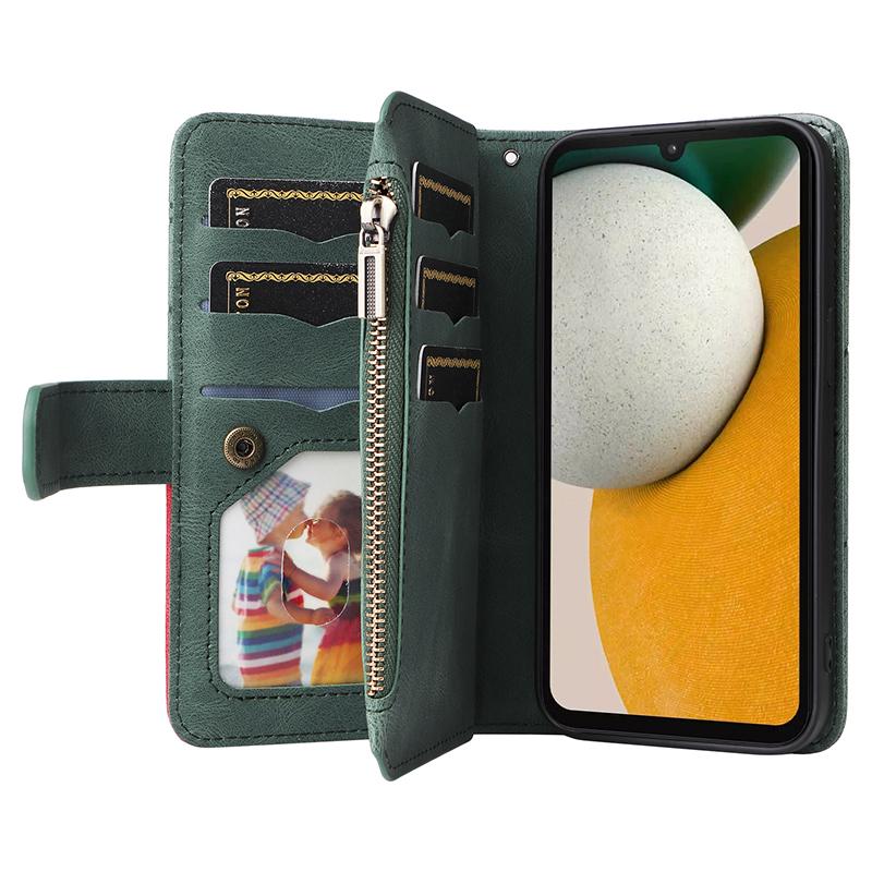 For Samsung Galaxy A15 5G Leather Case with Strap Zipper 9 Card Slot Phone Cover Stand Black
For Samsung Galaxy A15 5G Leather Case with Strap Zipper 9 Card Slot Phone Cover Stand Black