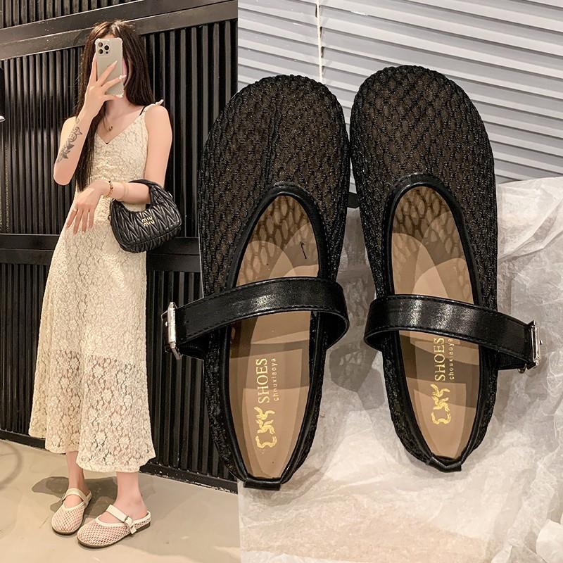 New fishing net hollow low-top shallow mouth single shoes women s shoes bag head outer sandals 35
New fishing net hollow low-top shallow mouth single shoes women s shoes bag head outer sandals 35