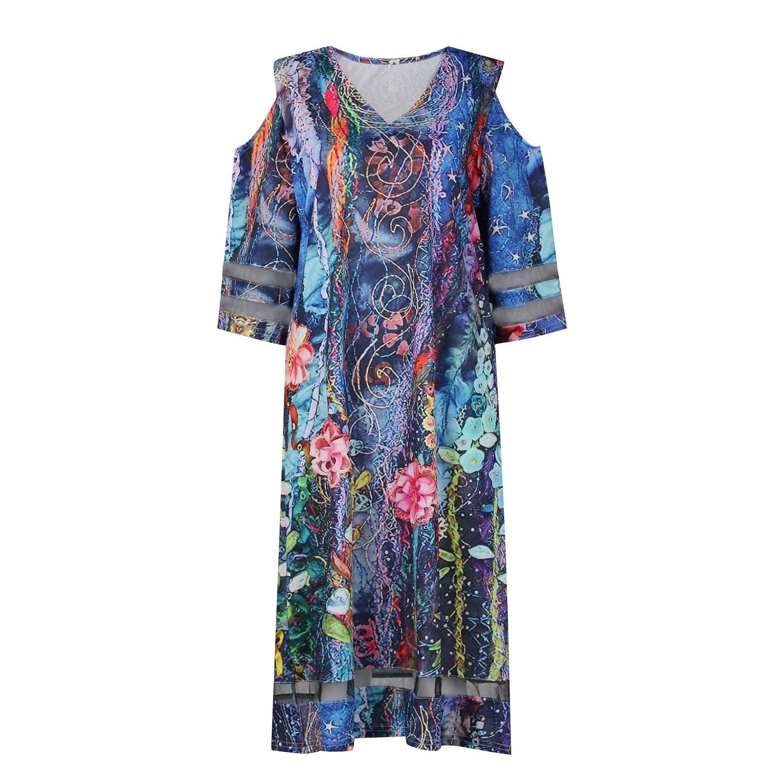 Женский повседневный сарафан, весеннее пляжное платье в стиле бохо, праздничные платья для женщин, футболки, платья с V-образным вырезом и рукавами 3/4 XXL фиолетовый
Женский повседневный сарафан, весеннее пляжное платье в стиле бохо, праздничные платья для женщин, футболки, платья с V-образным вырезом и рукавами 3/4 XXL фиолетовый