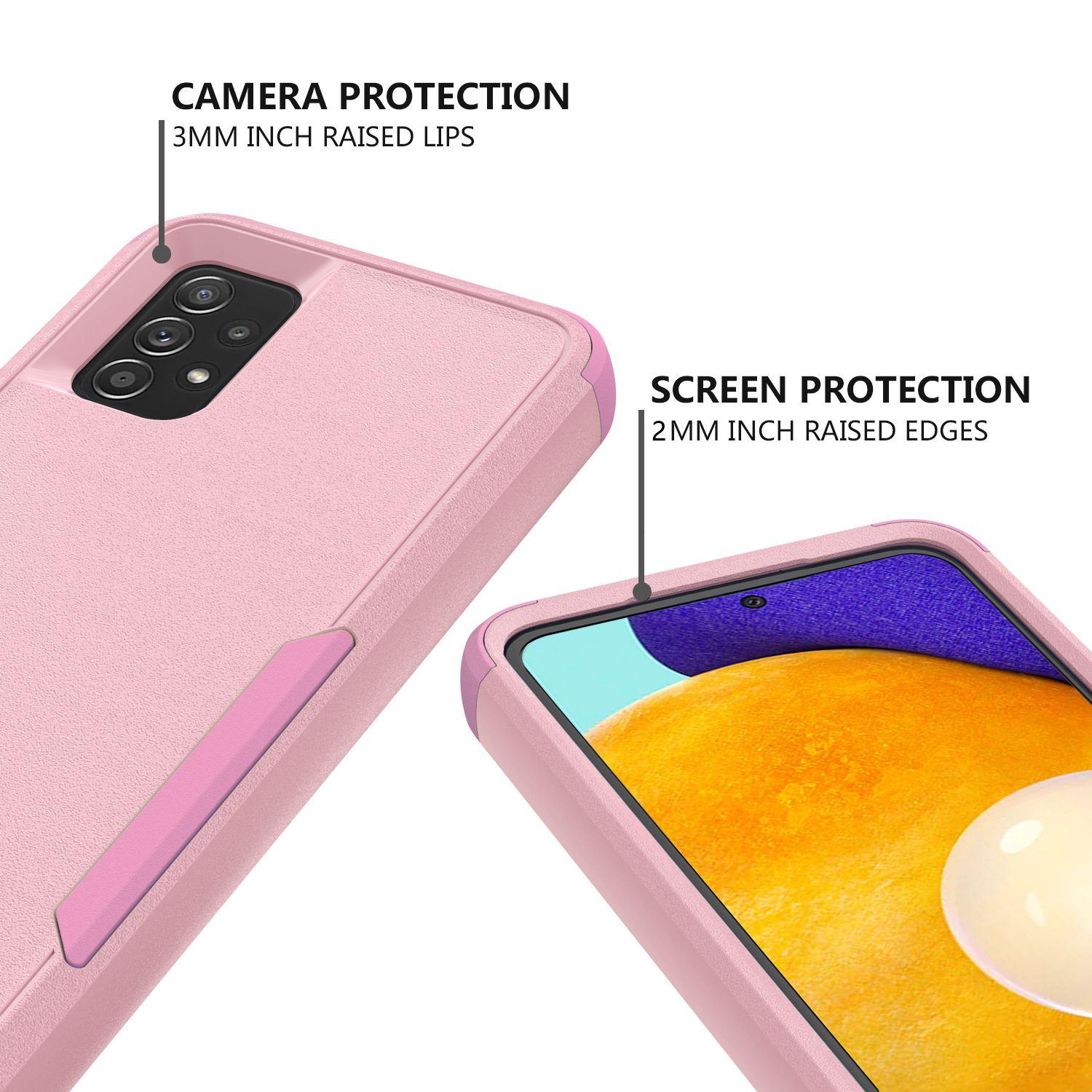 For Samsung Galaxy A52 4G/A52 5G/A52s 5G Commuter Series TPU+PC Phone Back Case Anti-drop Shockproof Cover Pink
For Samsung Galaxy A52 4G/A52 5G/A52s 5G Commuter Series TPU+PC Phone Back Case Anti-drop Shockproof Cover Pink