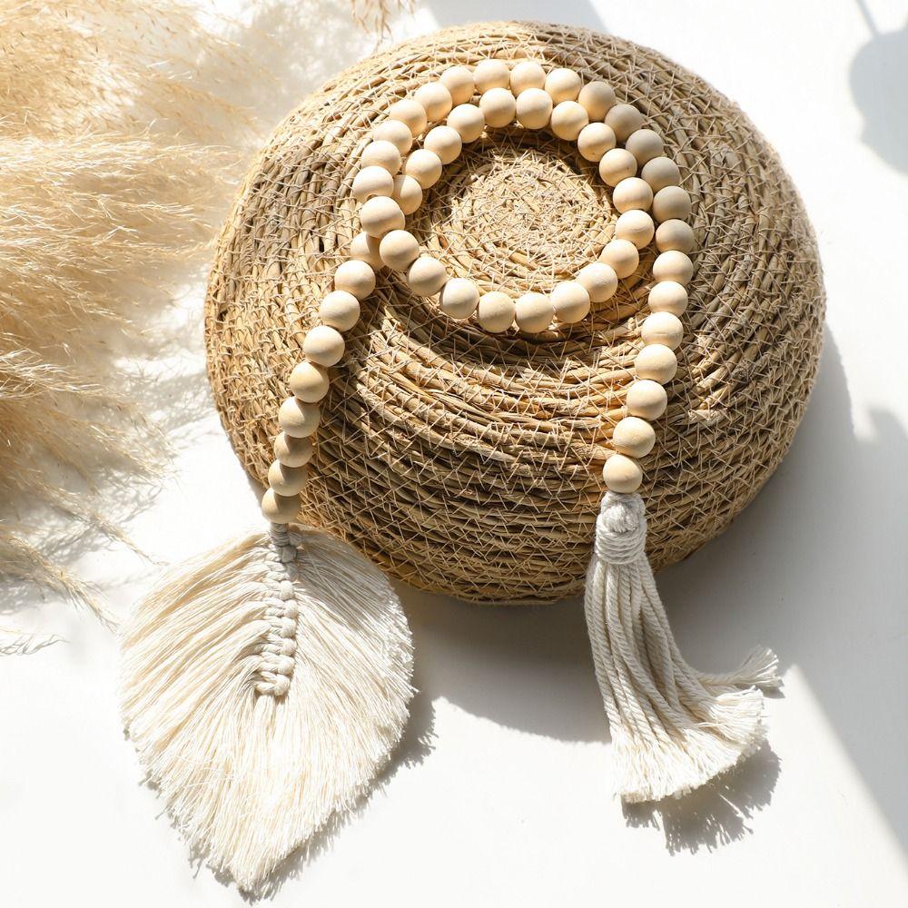 Boho Style Curtain Tieback Rope Exquisite Wood Bead Ornament Wood Bead Curtain Ties Home Decor бежевий
Boho Style Curtain Tieback Rope Exquisite Wood Bead Ornament Wood Bead Curtain Ties Home Decor бежевий