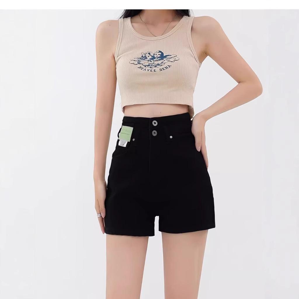 Women s Plus Size Black High-Waisted A-Line Denim Shorts - Slimming, Belly Cover, Wide-Leg for Summer S: 75-90 lbs, 5 1 -5 5
Women s Plus Size Black High-Waisted A-Line Denim Shorts - Slimming, Belly Cover, Wide-Leg for Summer S: 75-90 lbs, 5 1 -5 5
