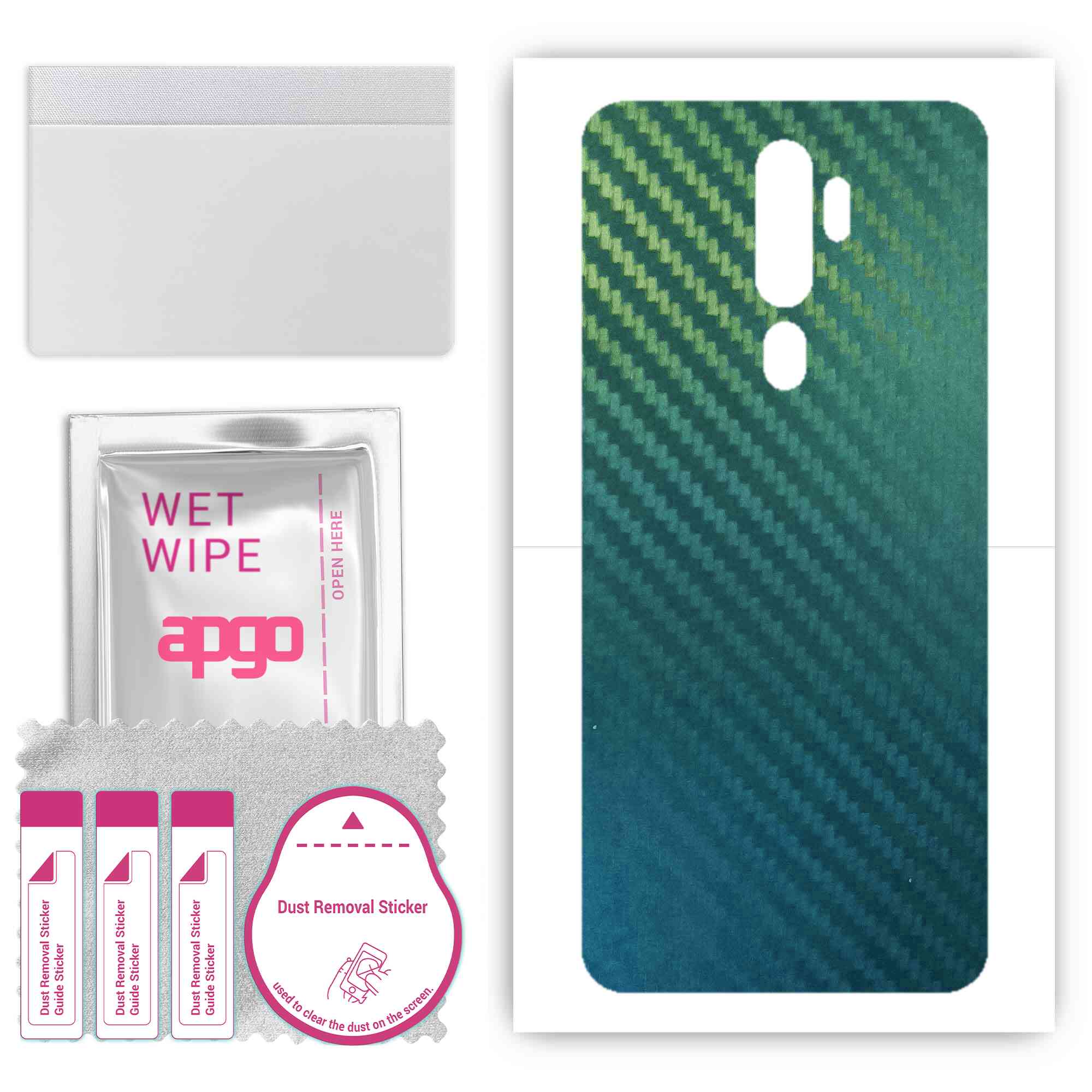 Apgo Protective Skin Sticker для задньої панелі, сумісний з Oppo A5 (2020), Пакетна плівка, фольга, вініл - візерунок карбоновий хамелеон CAKA1
Apgo Protective Skin Sticker для задньої панелі, сумісний з Oppo A5 (2020), Пакетна плівка, фольга, вініл - візерунок карбоновий хамелеон CAKA1