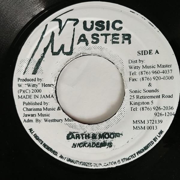 7inch Record NICODEMUS Earth Moon NONE Music Master 2000 Jamaica Reggae Ska Dub Used
7inch Record NICODEMUS Earth Moon NONE Music Master 2000 Jamaica Reggae Ska Dub Used