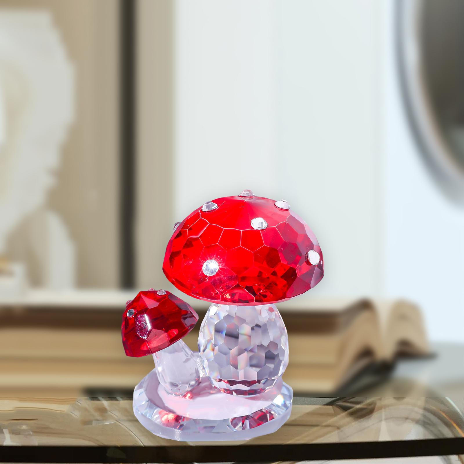 Imitation Crystal Mushroom Statue Art Craft Collectible Gift Miniature Figurine Home Decoration for рожевий
Imitation Crystal Mushroom Statue Art Craft Collectible Gift Miniature Figurine Home Decoration for рожевий