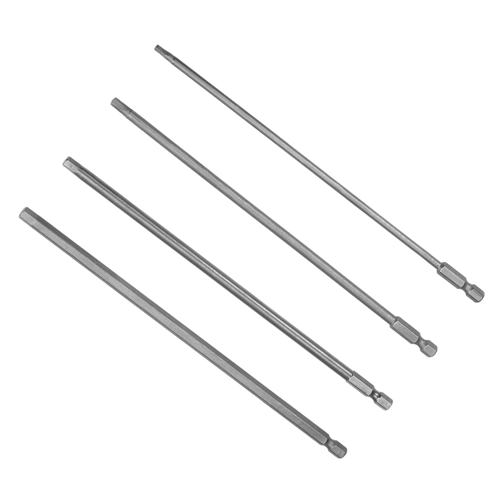 CoCud Hex Head Wrench Bit Hex 200mm S2 Alloy Steel Driver Bits Power Set of 4 Set, H3, H4, H5, H6, 1/4 Shank, Long, - (For Drills) -
CoCud Hex Head Wrench Bit Hex 200mm S2 Alloy Steel Driver Bits Power Set of 4 Set, H3, H4, H5, H6, 1/4 Shank, Long, - (For Drills) -