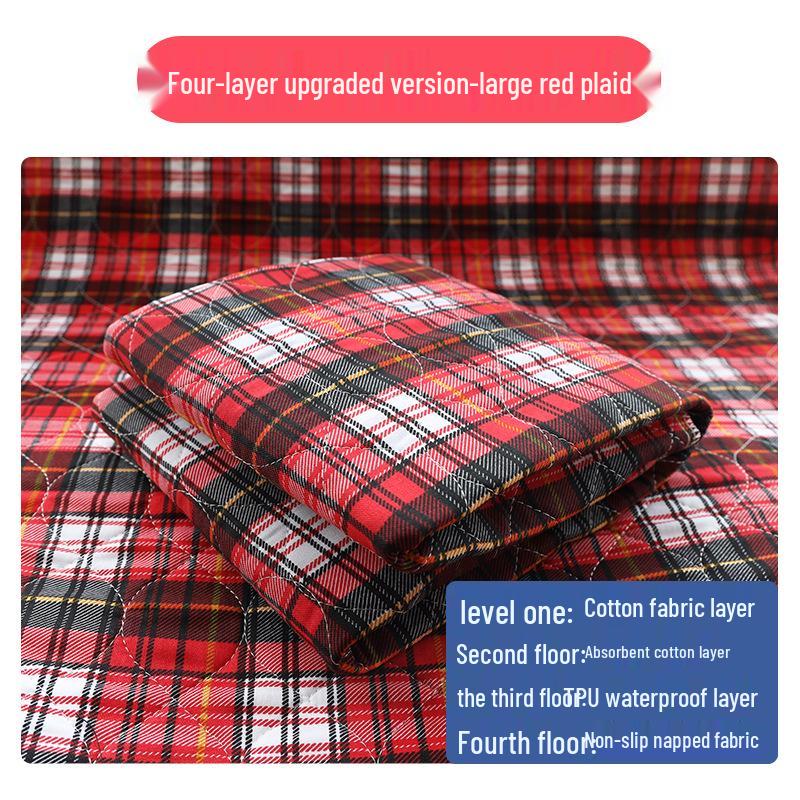 Стираемая четырехслойная прокладка при недержании: Дышащий хлопковый наматрасник для взрослых 80x90 cm
Стираемая четырехслойная прокладка при недержании: Дышащий хлопковый наматрасник для взрослых 80x90 cm