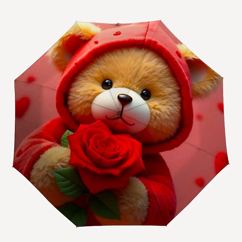 1PC Teddy Rose Automatic Opening And Closing, Sturdy Iron Frame, Portable Folding Design, Suitable For Men And Women In All Seasons17
1PC Teddy Rose Automatic Opening And Closing, Sturdy Iron Frame, Portable Folding Design, Suitable For Men And Women In All Seasons17