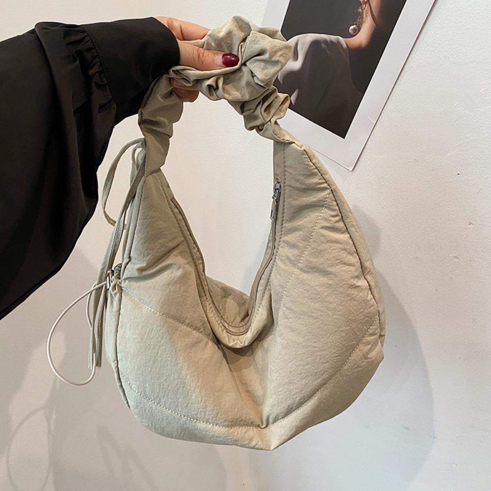 Luxury Nylon Pleated Shoulder Bag Portable Drawstring Crossbody Bag Underarm Bag Outdoor хаки
Luxury Nylon Pleated Shoulder Bag Portable Drawstring Crossbody Bag Underarm Bag Outdoor хаки