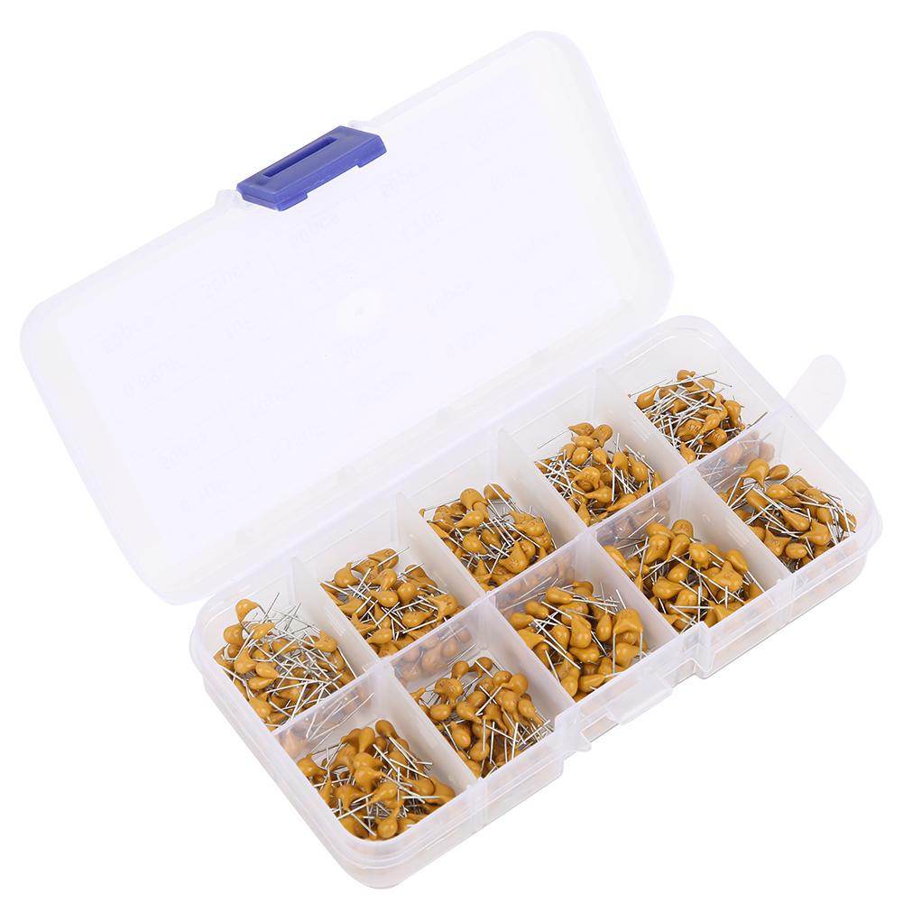 500Pcs Ceramic Capacitor Kit Multilayer Assortment 0.1uF 10uF Supplies Electronic Components
500Pcs Ceramic Capacitor Kit Multilayer Assortment 0.1uF 10uF Supplies Electronic Components