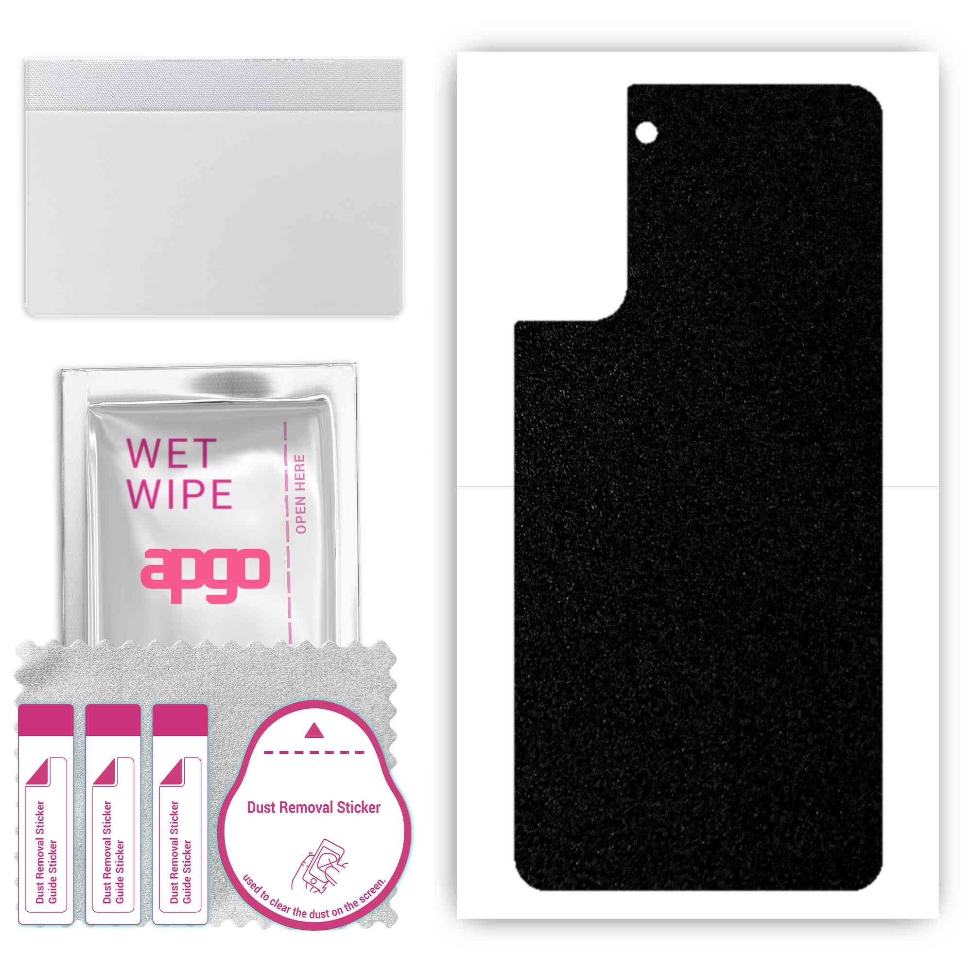 Apgo Protective Skin Sticker для задньої панелі, сумісний із Samsung Galaxy S21 Plus 5G, Wrap Film, Foil, Vinyl - Pattern Matte Black
Apgo Protective Skin Sticker для задньої панелі, сумісний із Samsung Galaxy S21 Plus 5G, Wrap Film, Foil, Vinyl - Pattern Matte Black