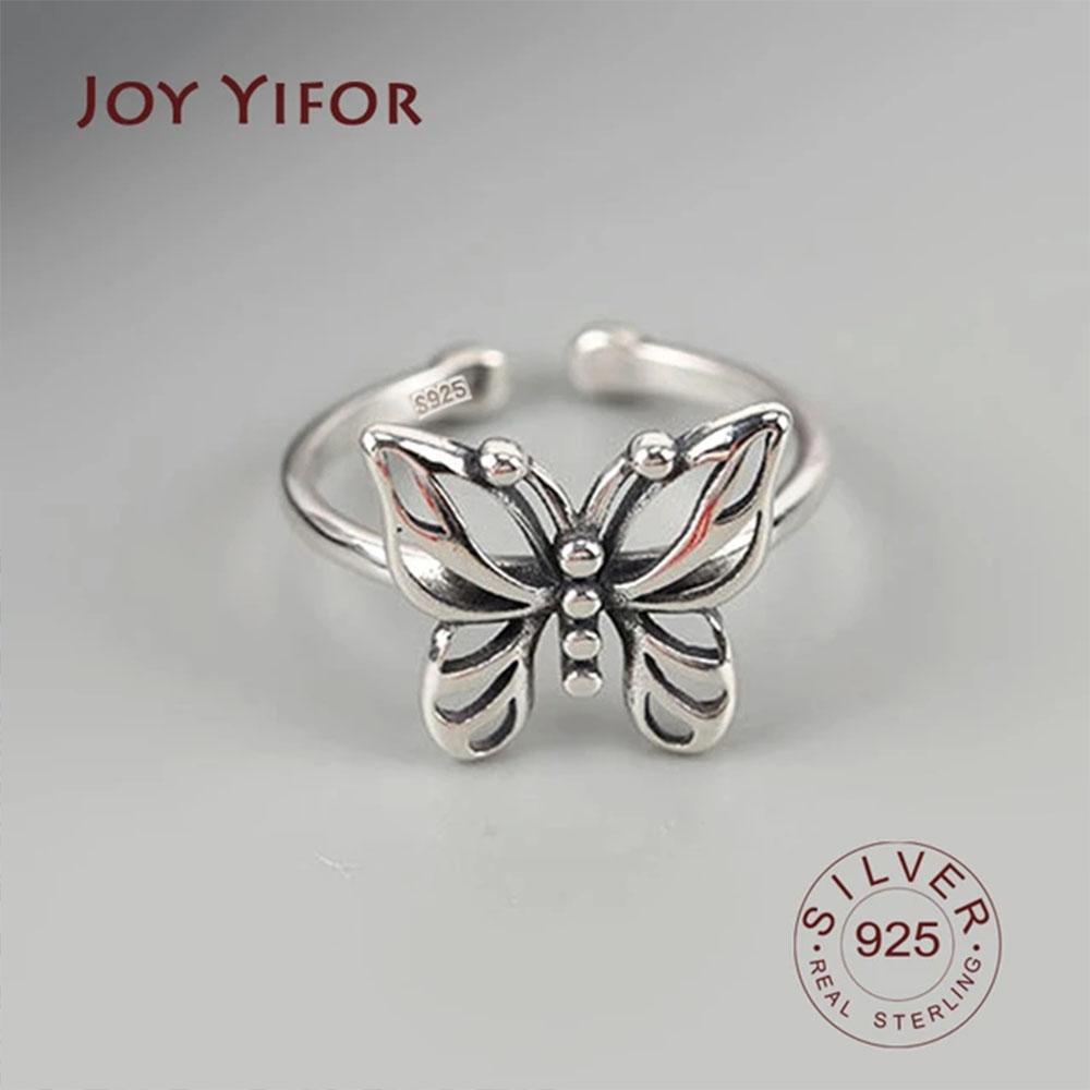 Real BF CLUB Silver Color Geometric butterfly vintage Adjustable Ring Minimalist Fine Jewelry For Women Party Gift
Real BF CLUB Silver Color Geometric butterfly vintage Adjustable Ring Minimalist Fine Jewelry For Women Party Gift
