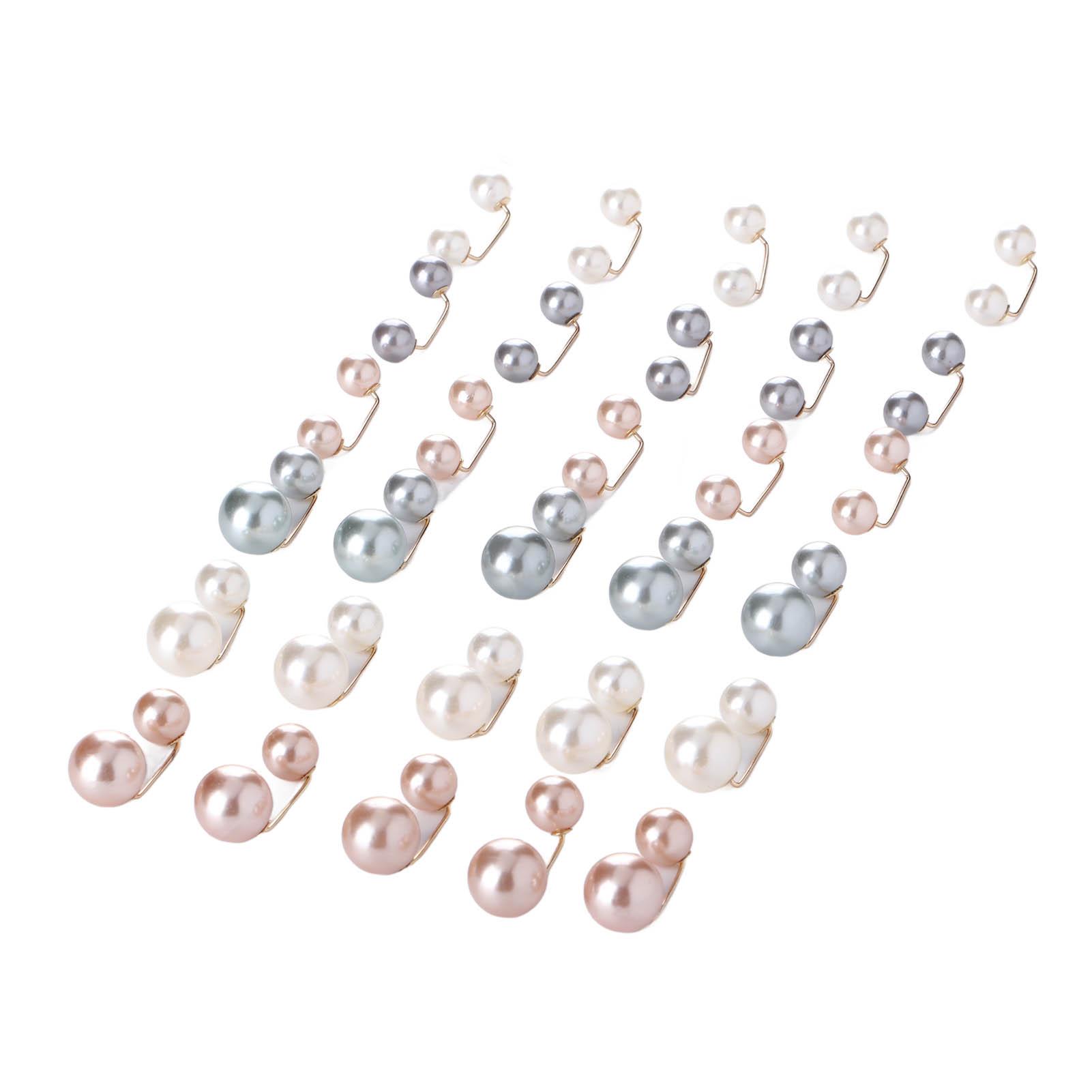 30 шт. брошь-булавка модная прочная не выцветает хороший блеск простая классическая искусственный жемчуг