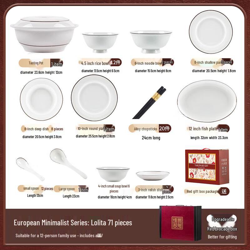 Maud Lanka 71-Piece Nordic Ceramic Dinnerware Set
Maud Lanka 71-Piece Nordic Ceramic Dinnerware Set