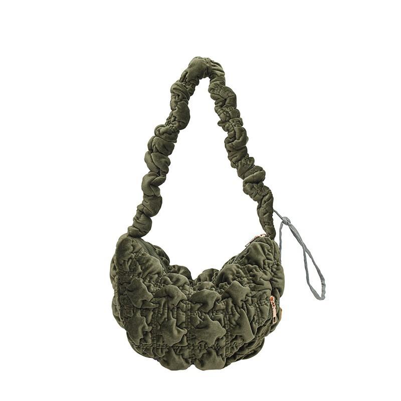 Folled Cloud Bag Women 2025 New Style Korean Simple Casual Dumpling All-matching Single-shoulder Slung Plush Puffs
Folled Cloud Bag Women 2025 New Style Korean Simple Casual Dumpling All-matching Single-shoulder Slung Plush Puffs