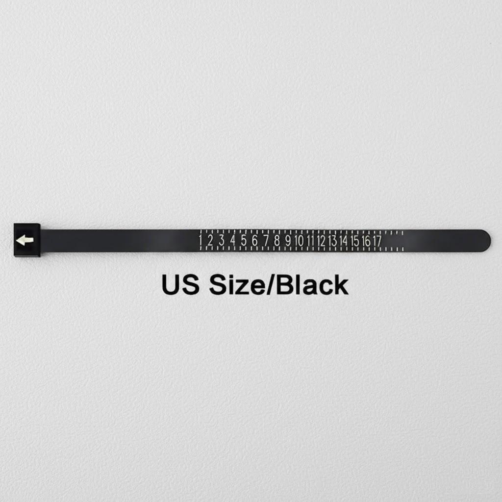 Wedding Ring Sizer - 1PC White/Black US/EU Sizes Genuine Tester Finger Gauge Essential Jewelry Accessory Tool
Wedding Ring Sizer - 1PC White/Black US/EU Sizes Genuine Tester Finger Gauge Essential Jewelry Accessory Tool