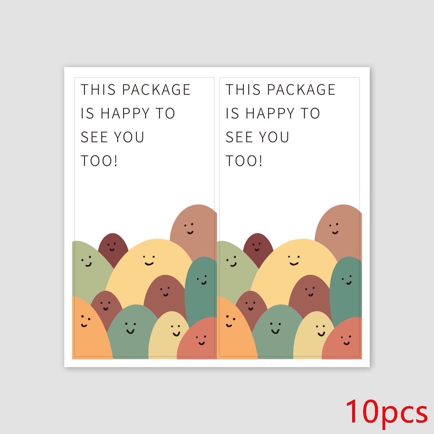 10-50pcs New 5*10cm White This Package Is Happy To See You Too Stickers Gift Sealing Labels Special For You Sticker
10-50pcs New 5*10cm White This Package Is Happy To See You Too Stickers Gift Sealing Labels Special For You Sticker