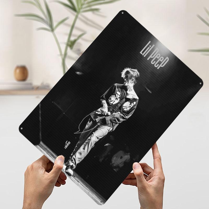 Lil Peep Performing on Stage Printed Poster Customized Wall Art Retro Vintage Metal Tin Signs for Luxury Home Decor Items Room 20x30cm(7.8x11.8inch)
Lil Peep Performing on Stage Printed Poster Customized Wall Art Retro Vintage Metal Tin Signs for Luxury Home Decor Items Room 20x30cm(7.8x11.8inch)