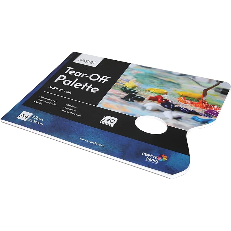 Brustro Tear Off Paper Palette A4 Size (40 Sheets) 80Gsm A4 белый
Brustro Tear Off Paper Palette A4 Size (40 Sheets) 80Gsm A4 белый
