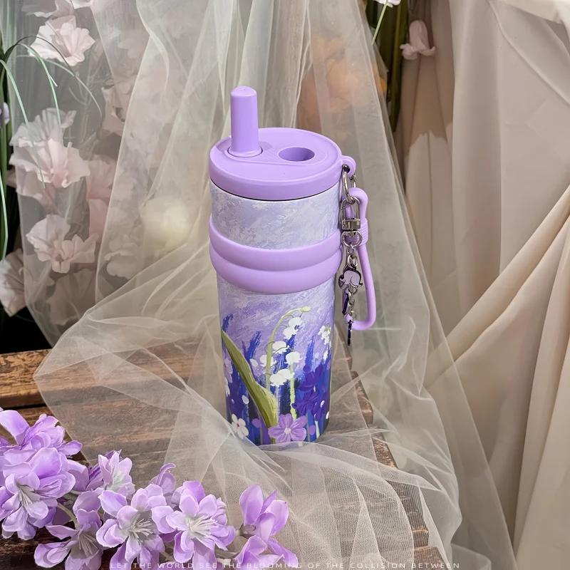 550ML Vacuum Thermo Bottle Stainless Insulated Travel Mug with Straw Tea Filter Leak-Proof Coffee Cup Outdoor Sport Water Bottle 550ml фіолетовий
550ML Vacuum Thermo Bottle Stainless Insulated Travel Mug with Straw Tea Filter Leak-Proof Coffee Cup Outdoor Sport Water Bottle 550ml фіолетовий