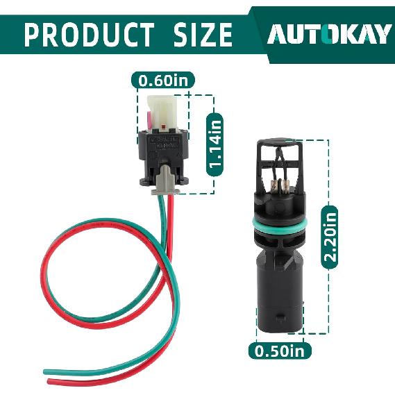 AUTOKAY 5149182AB Intake Air Temperature IAT Sensor for Chrysler for Dodge Avenger Challenger Charger Durango Grand Caravan Journey for Jeep Grand
AUTOKAY 5149182AB Intake Air Temperature IAT Sensor for Chrysler for Dodge Avenger Challenger Charger Durango Grand Caravan Journey for Jeep Grand