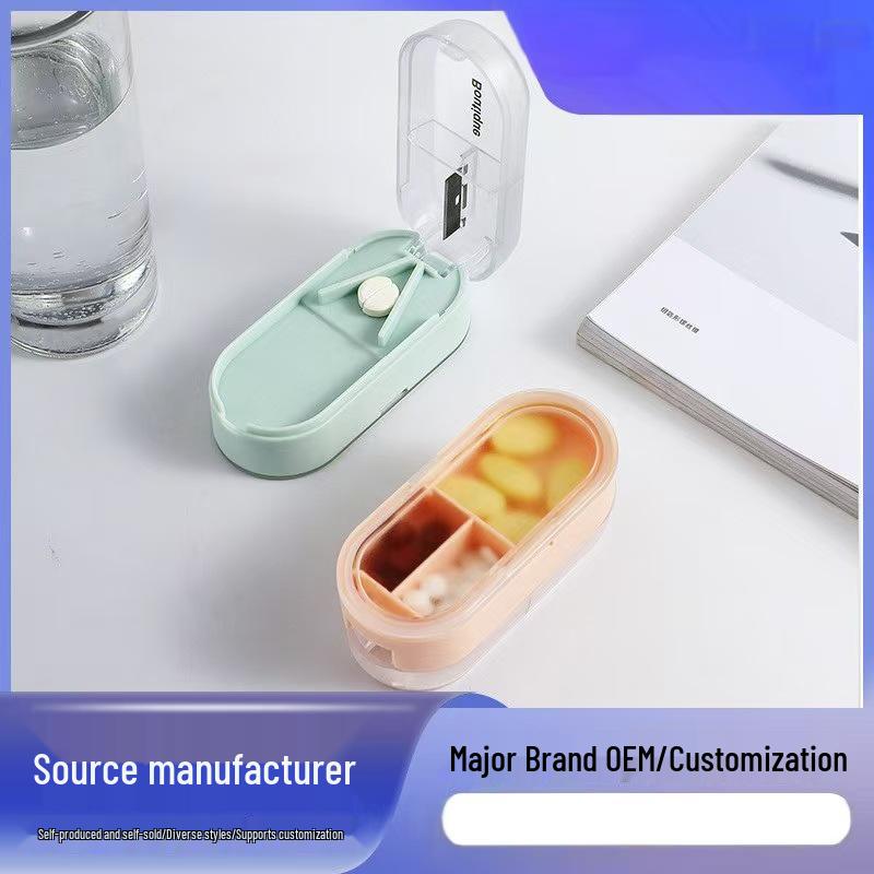 Compact Pill Cutter & Splitter with Transparent Storage Box - Easily Split and Store Tablets 9*4
Compact Pill Cutter & Splitter with Transparent Storage Box - Easily Split and Store Tablets 9*4