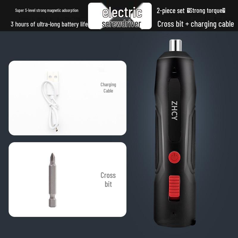 Rechargeable Multi-Functional Electric Screwdriver and Mini Drill Tool
Rechargeable Multi-Functional Electric Screwdriver and Mini Drill Tool