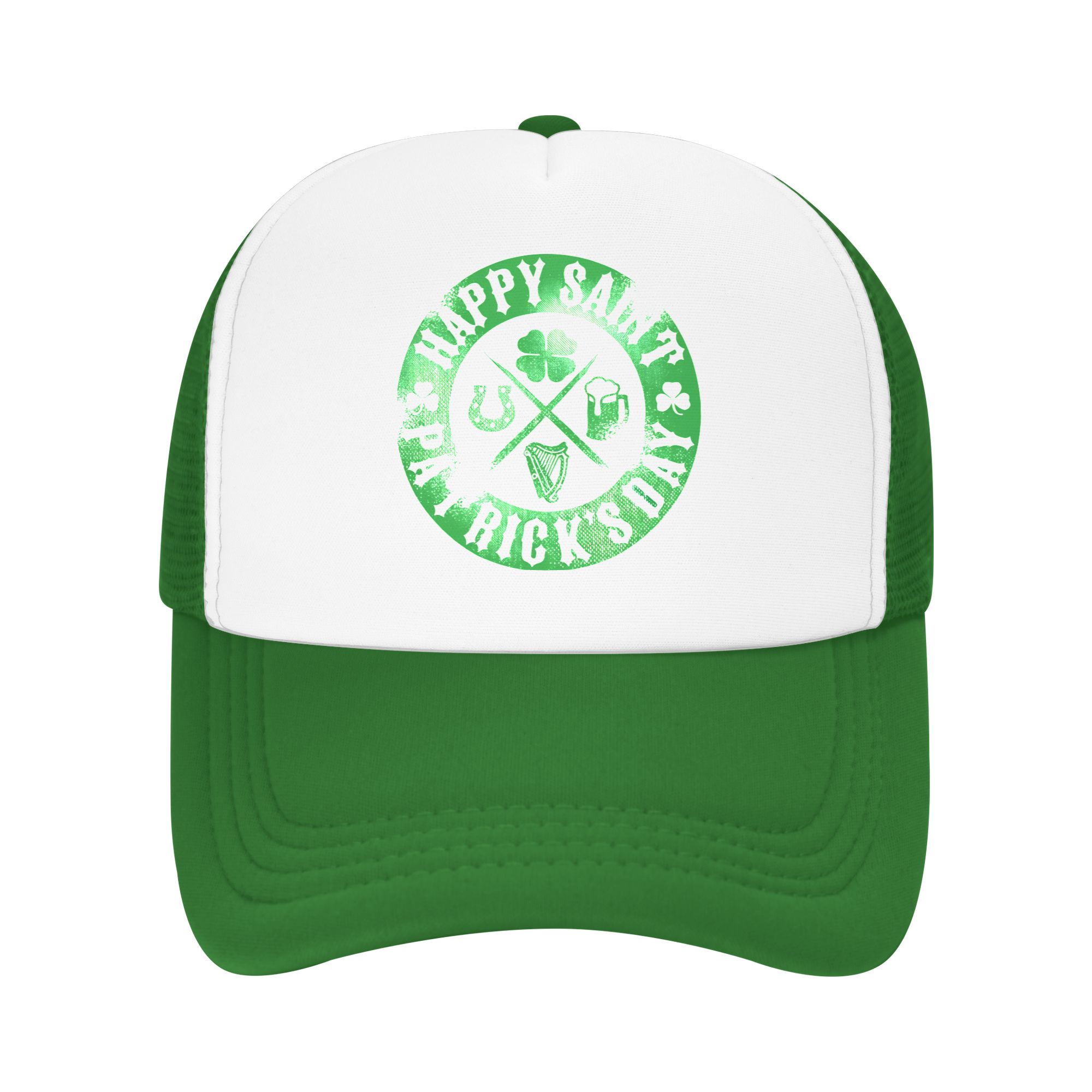 Saint Patricks Day Green Badge Logo Foam Trucker Hats Unisex Summer Outdoor Mesh Golf Cap Hat Leisure Sun Cap Adjustbale One Size
Saint Patricks Day Green Badge Logo Foam Trucker Hats Unisex Summer Outdoor Mesh Golf Cap Hat Leisure Sun Cap Adjustbale One Size
