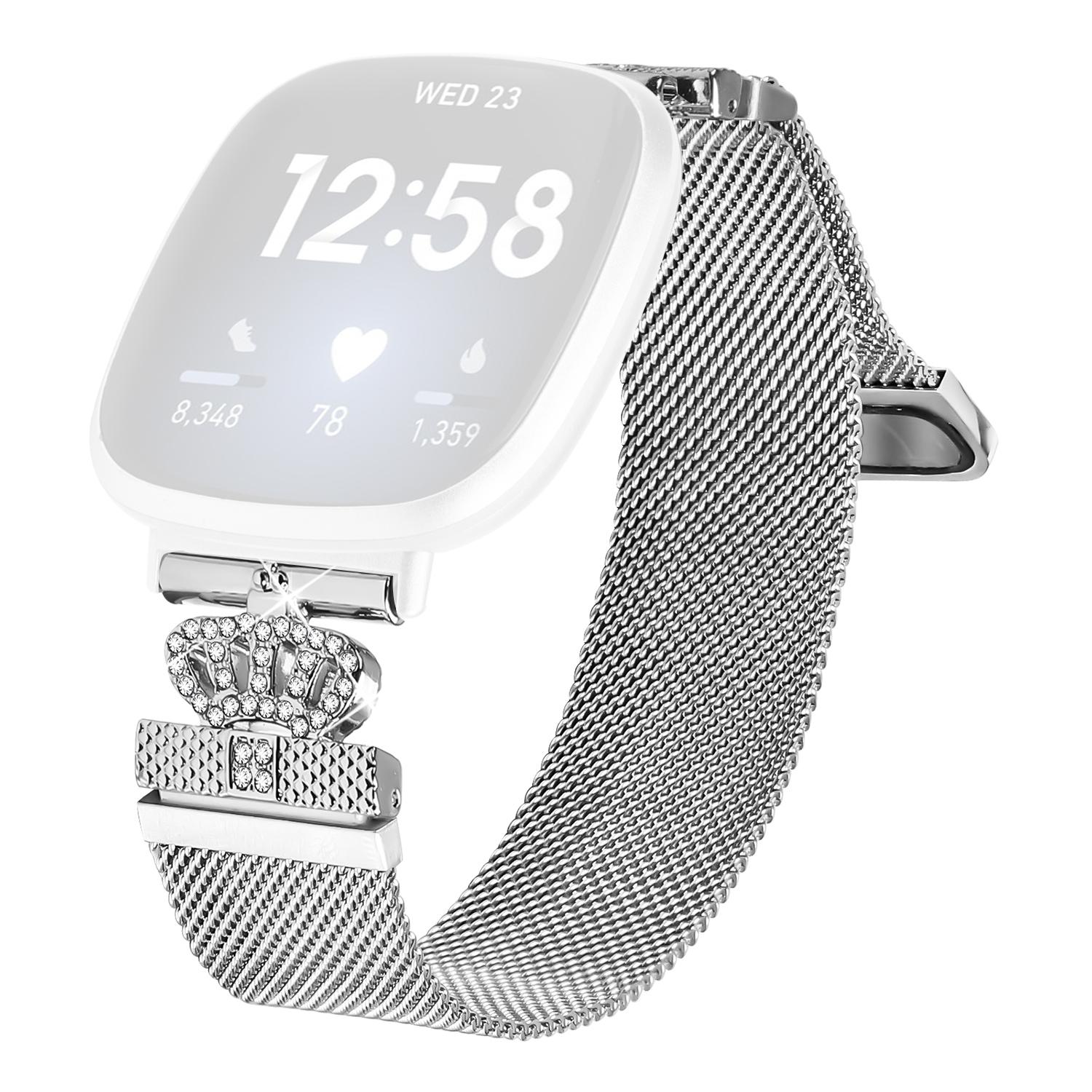 Для Fitbit Versa 4/Sense 2 Ремешок для часов Серебристый Нержавеющая сталь Застежка-корона Миланский браслет A
Для Fitbit Versa 4/Sense 2 Ремешок для часов Серебристый Нержавеющая сталь Застежка-корона Миланский браслет A