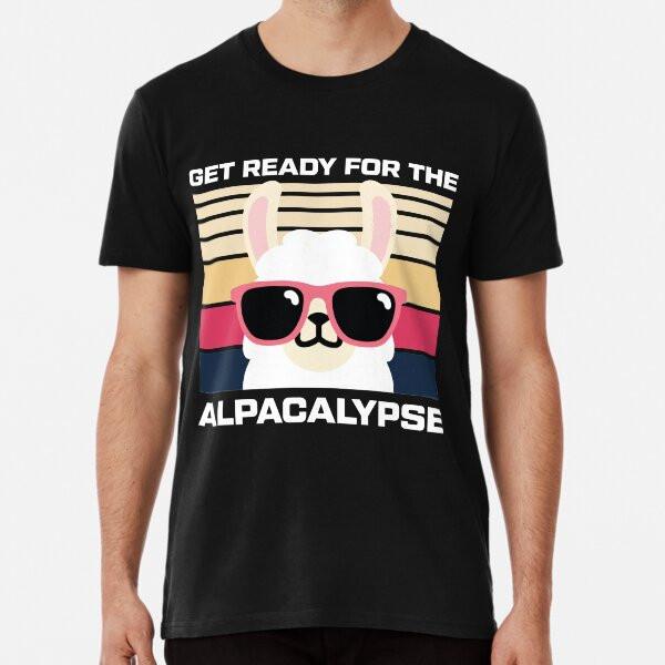 Get Ready For The Alpacalypse - Funny AlpacaT-Shirt S-5XL Best T-Shirt 4XL
Get Ready For The Alpacalypse - Funny AlpacaT-Shirt S-5XL Best T-Shirt 4XL