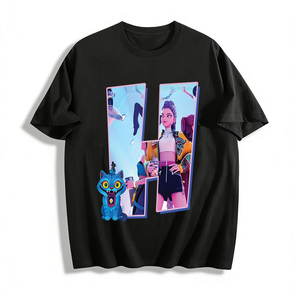 Cyberpunk Style Virtual Idol Print T-shirt Unisex Loose Casual Streetwear Short Sleeve Top Pure cotton T-shirt XXS
Cyberpunk Style Virtual Idol Print T-shirt Unisex Loose Casual Streetwear Short Sleeve Top Pure cotton T-shirt XXS