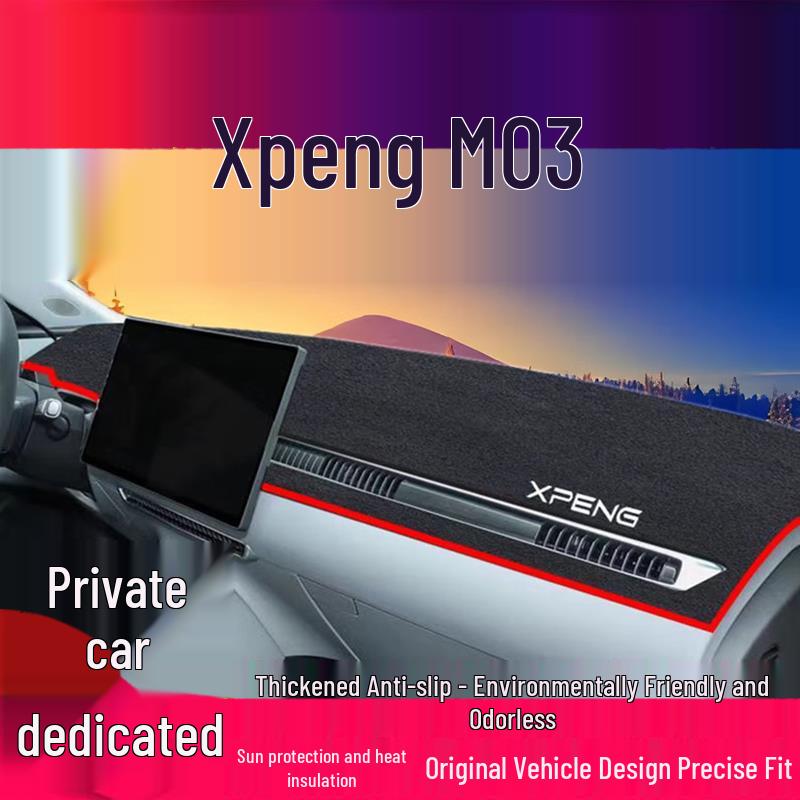 XPeng M03 Dashboard Sunshade Pad - Heat Insulation & Sun Protection
XPeng M03 Dashboard Sunshade Pad - Heat Insulation & Sun Protection