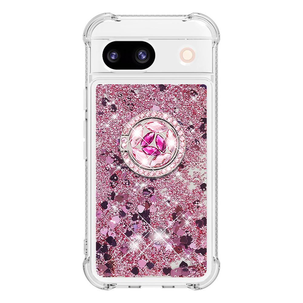 YB Quicksand Series-7 for Google Pixel 8a Case Kickstand Glitter Waterfall TPU Phone Cover Rose Gold/Hearts
YB Quicksand Series-7 for Google Pixel 8a Case Kickstand Glitter Waterfall TPU Phone Cover Rose Gold/Hearts