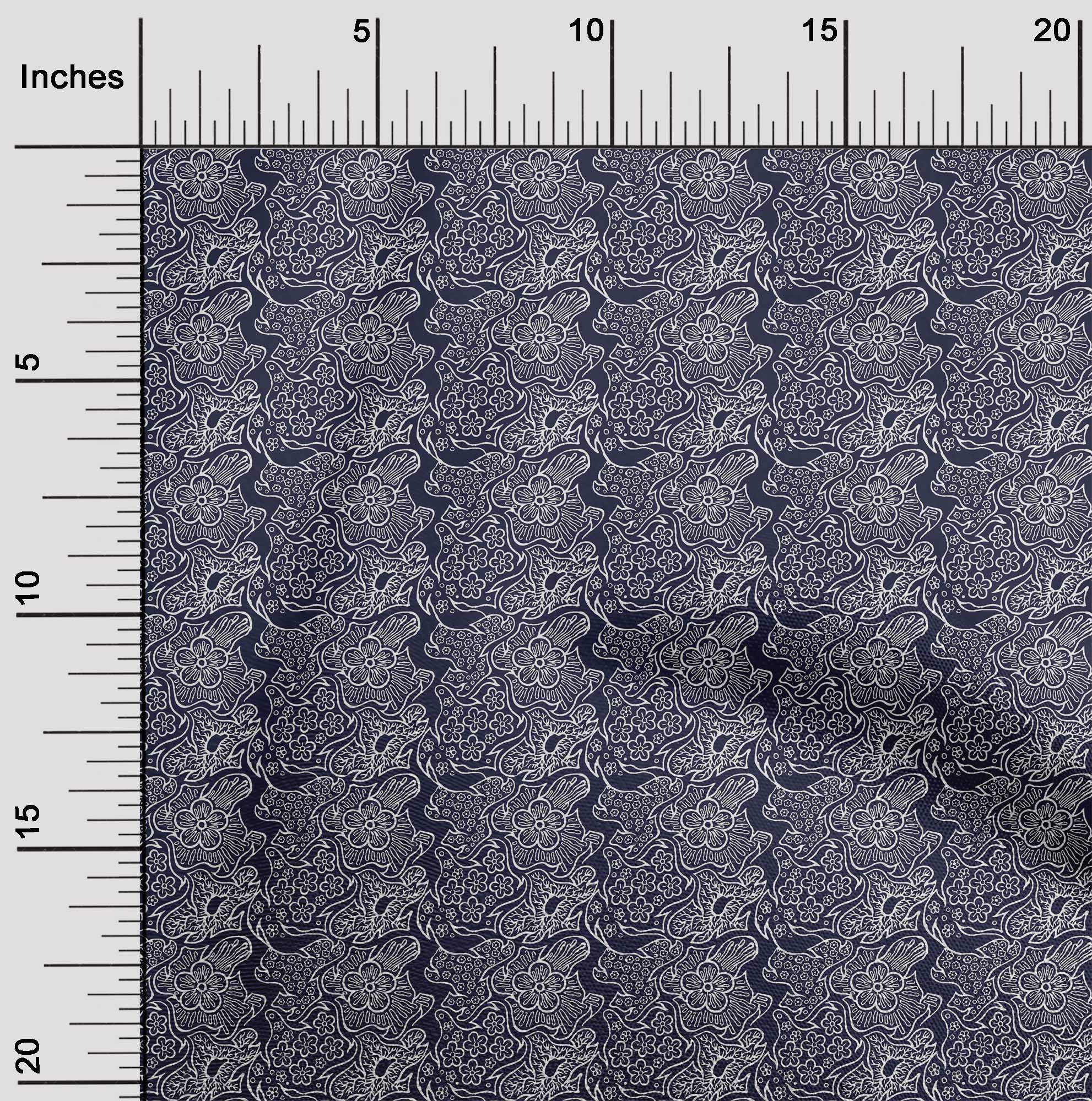 OneOone Cotton Flex Fabric Floral Block Printed Craft Fabric BTY 40 дюймів 42 Inch - Viscose Chiffon синій
OneOone Cotton Flex Fabric Floral Block Printed Craft Fabric BTY 40 дюймів 42 Inch - Viscose Chiffon синій