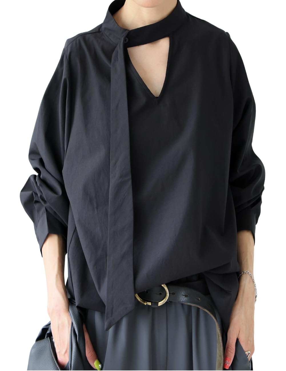 antiqua Блузка с многослойным галстуком, единый размер, черная, женская, PK-01317, 05,
antiqua Блузка с многослойным галстуком, единый размер, черная, женская, PK-01317, 05,