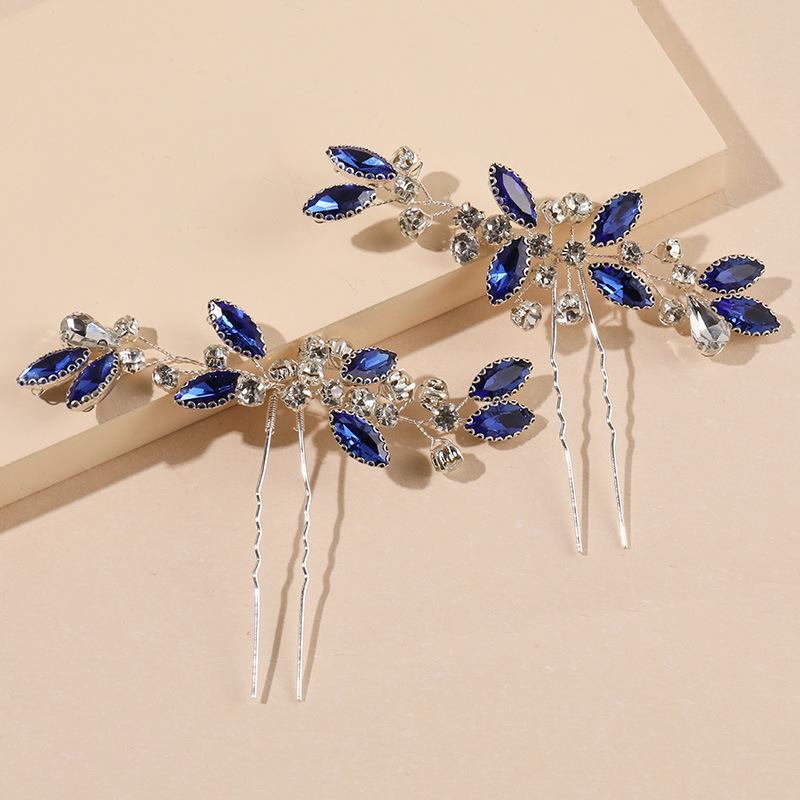 New Source Korean Bridal Handmade Pearl Crystal Hairpin Pin U-Clip Wedding Headgear королівський синій колір
New Source Korean Bridal Handmade Pearl Crystal Hairpin Pin U-Clip Wedding Headgear королівський синій колір