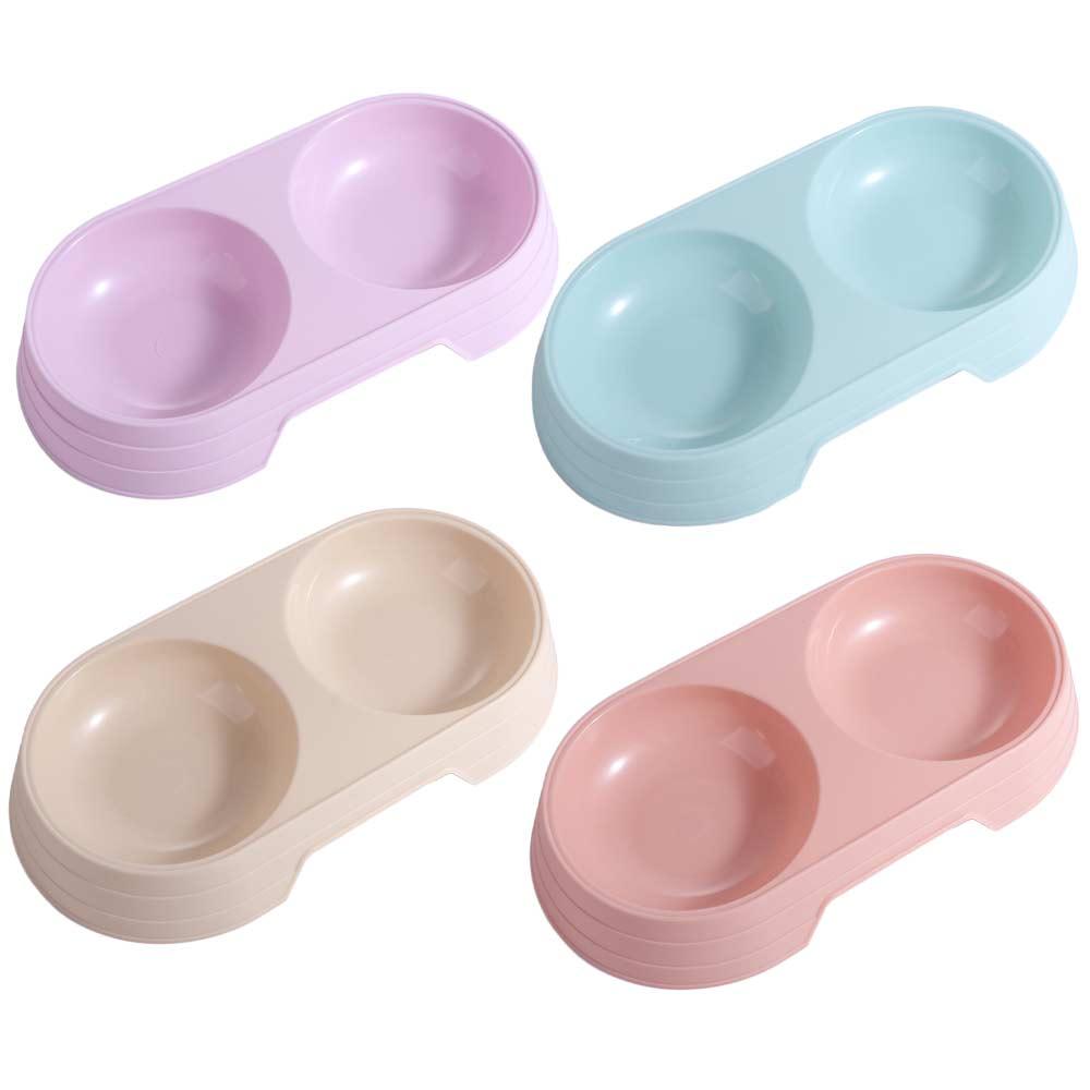 Portable Plastic Candy Color Cat Drinking Bowl Cat Double Bowl Cat Feeding Bowl Dog Food Tray розовый
Portable Plastic Candy Color Cat Drinking Bowl Cat Double Bowl Cat Feeding Bowl Dog Food Tray розовый
