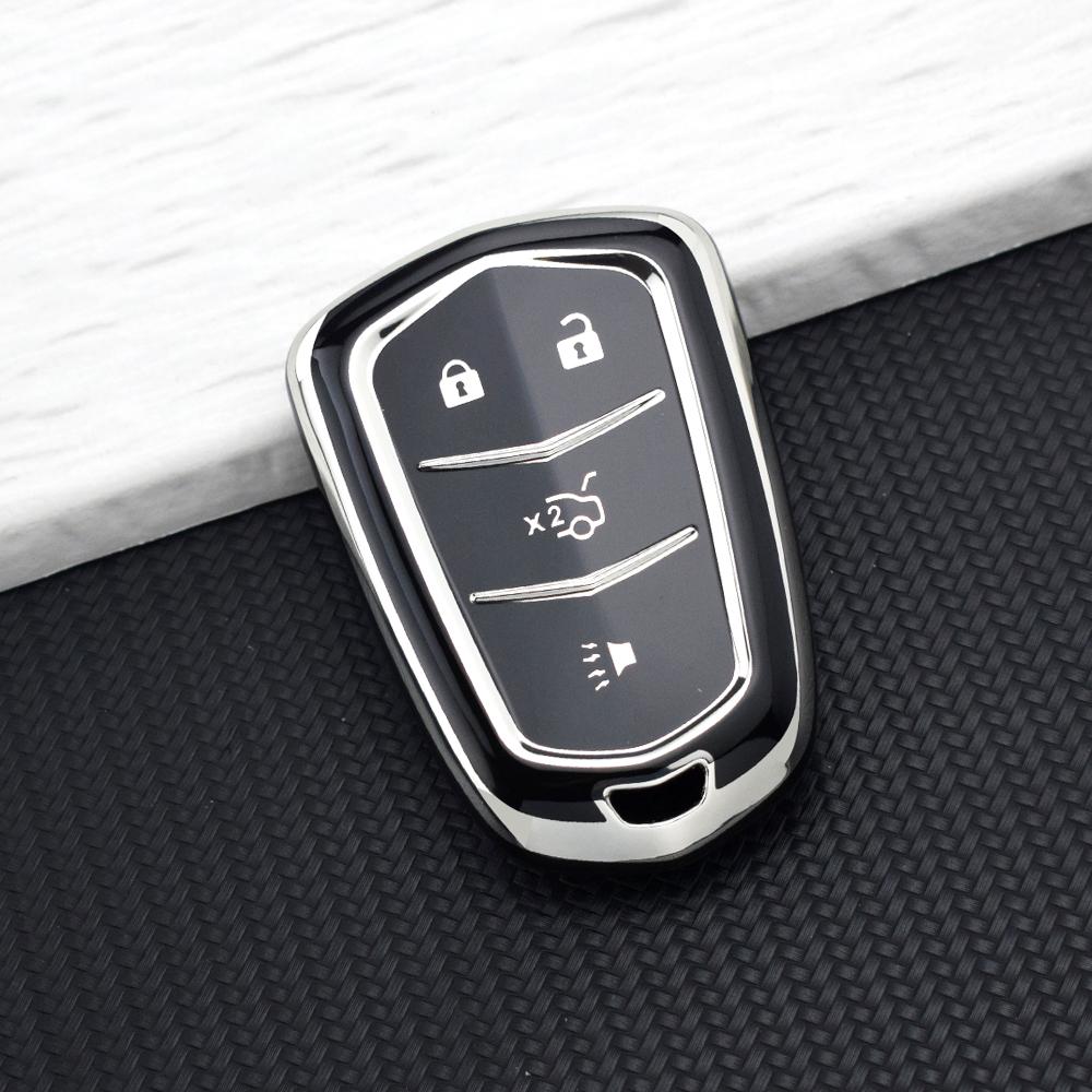 Soft TPU Smart Key Fob Cover For Cadillac ATS CT6 CTS DTS XT5 Escalade ESV SRX STS XTS ELR 4/5 Buttons Case Keychain Accessories
Soft TPU Smart Key Fob Cover For Cadillac ATS CT6 CTS DTS XT5 Escalade ESV SRX STS XTS ELR 4/5 Buttons Case Keychain Accessories