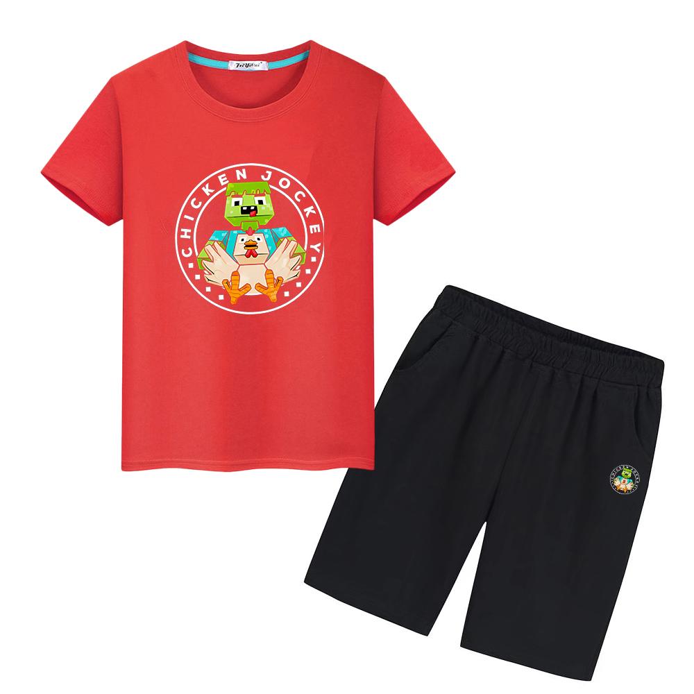Children suit Kawaii Tees chicken jockey 100%Cotton Anime T-shirt 2pcs Tops+Shorts kids boutique clothes boys girls Sports Sets 100 білий
Children suit Kawaii Tees chicken jockey 100%Cotton Anime T-shirt 2pcs Tops+Shorts kids boutique clothes boys girls Sports Sets 100 білий