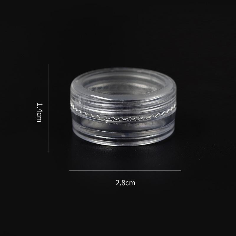 Nail Art Supplies: 2.5g Transparent Glitter Storage Bottles - Cosmetic Travel Accessory
Nail Art Supplies: 2.5g Transparent Glitter Storage Bottles - Cosmetic Travel Accessory