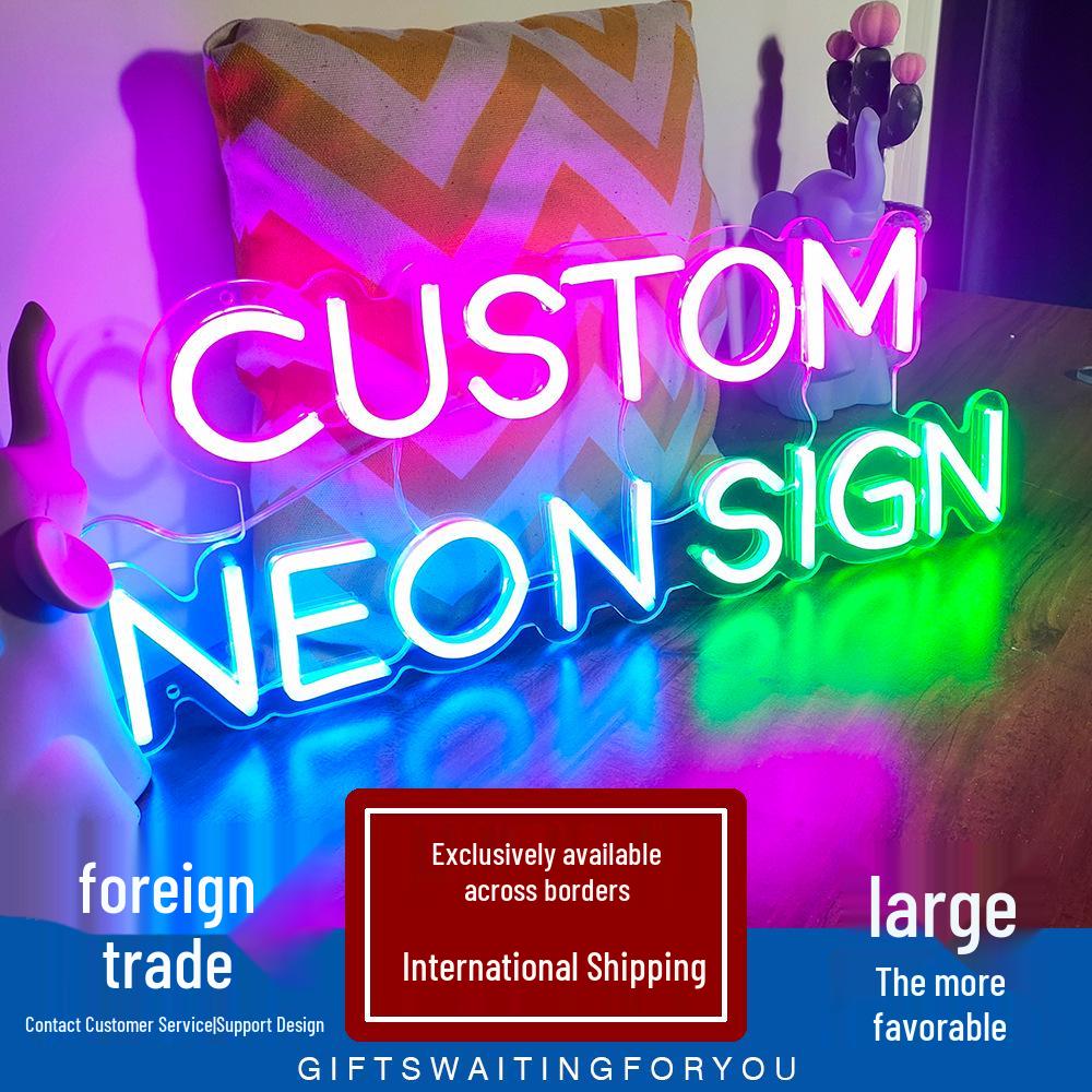 Customizable Colored Neon Letter Sign for Decoration 50cm x 27cm
Customizable Colored Neon Letter Sign for Decoration 50cm x 27cm