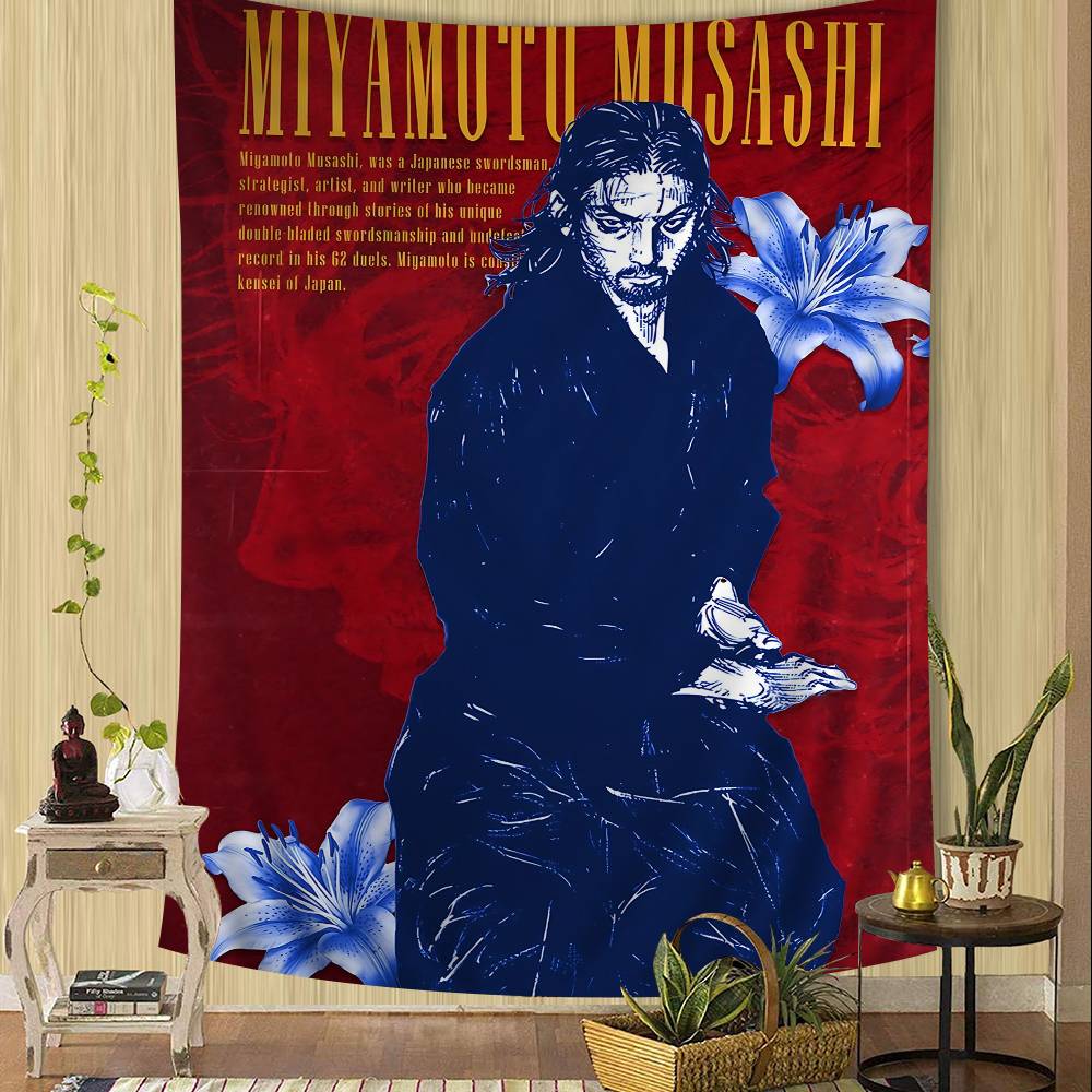 Anime Vagabond Colorful Tapestry Wall Hanging Bohemian Wall Tapestries Mandala Wall Art Decor 74x94cm(29x37in)
Anime Vagabond Colorful Tapestry Wall Hanging Bohemian Wall Tapestries Mandala Wall Art Decor 74x94cm(29x37in)