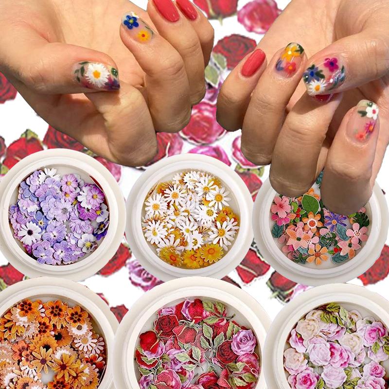 Nail Art Color Mixed Flower Wood Pulp Piece Small Daisy Rose Fresh Pastoral Nail Dried Flower Patch DIY Nail Art Decoration
Nail Art Color Mixed Flower Wood Pulp Piece Small Daisy Rose Fresh Pastoral Nail Dried Flower Patch DIY Nail Art Decoration