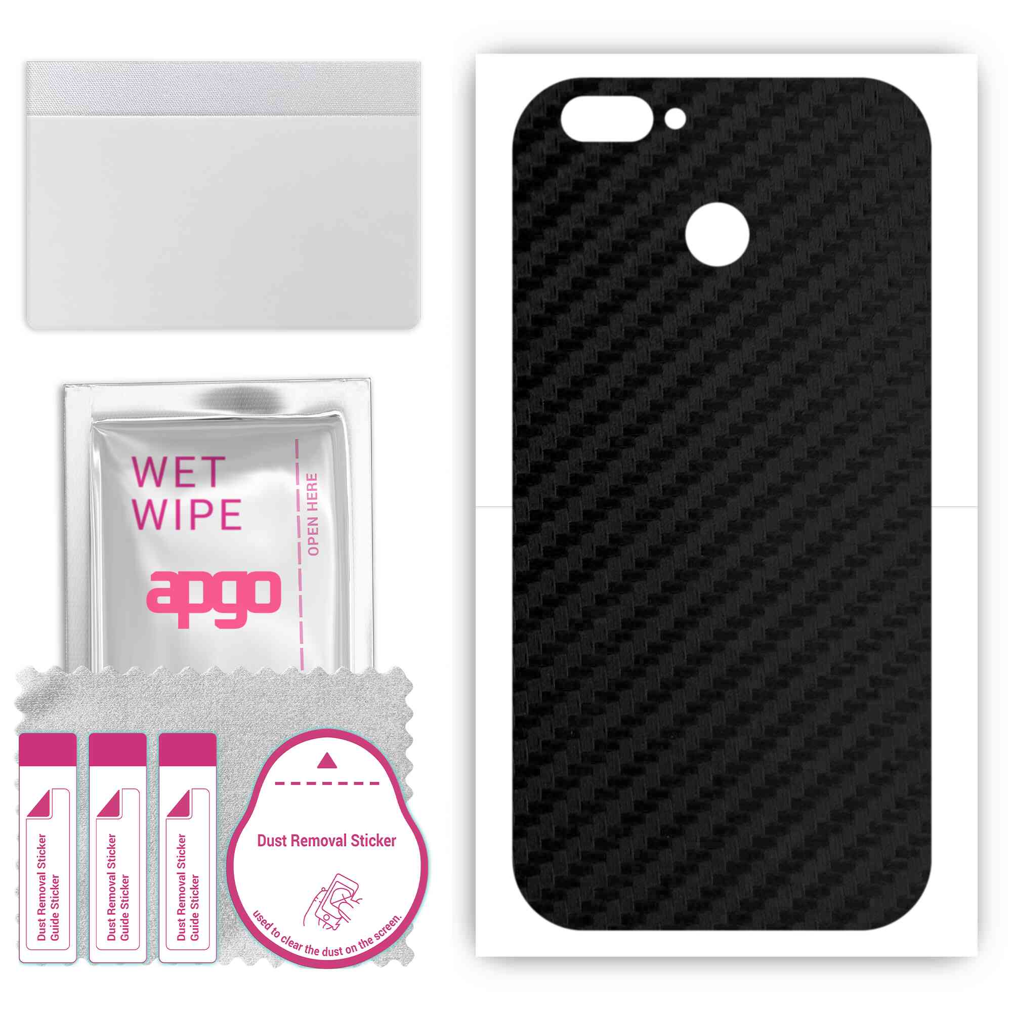 apgo Protective Skin Sticker for the back compatible with Oukitel U22, Wrap Film, Foil, Vinyl - Pattern Carbon Black
apgo Protective Skin Sticker for the back compatible with Oukitel U22, Wrap Film, Foil, Vinyl - Pattern Carbon Black