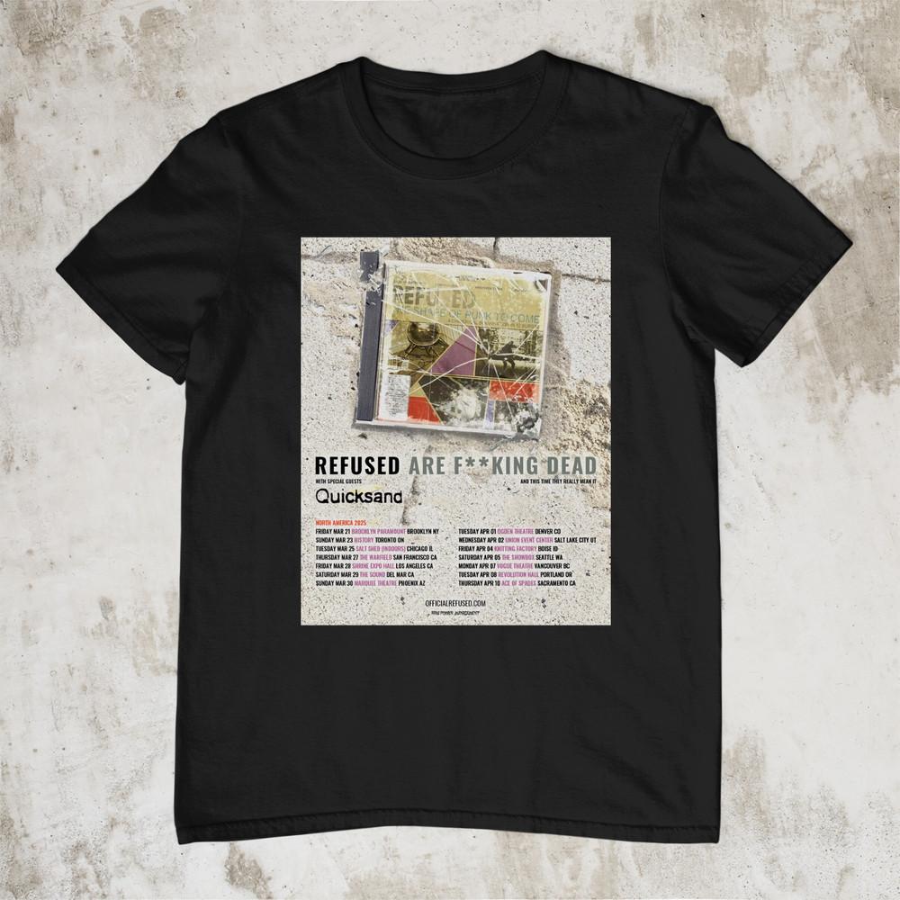 Refused Band Breakup and 2025 North American Tour Black All Size OM848 Unisex T-Shirt S
Refused Band Breakup and 2025 North American Tour Black All Size OM848 Unisex T-Shirt S