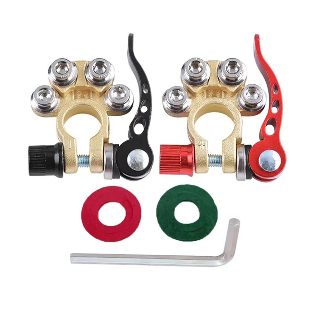 Multiport 1 Pair Quick Release Car Top Post Terminals Connectors Kit Auto Parts Tools for Boat Race 12V 24V UTV Tractor Truck 5Pcs Style 3
Multiport 1 Pair Quick Release Car Top Post Terminals Connectors Kit Auto Parts Tools for Boat Race 12V 24V UTV Tractor Truck 5Pcs Style 3