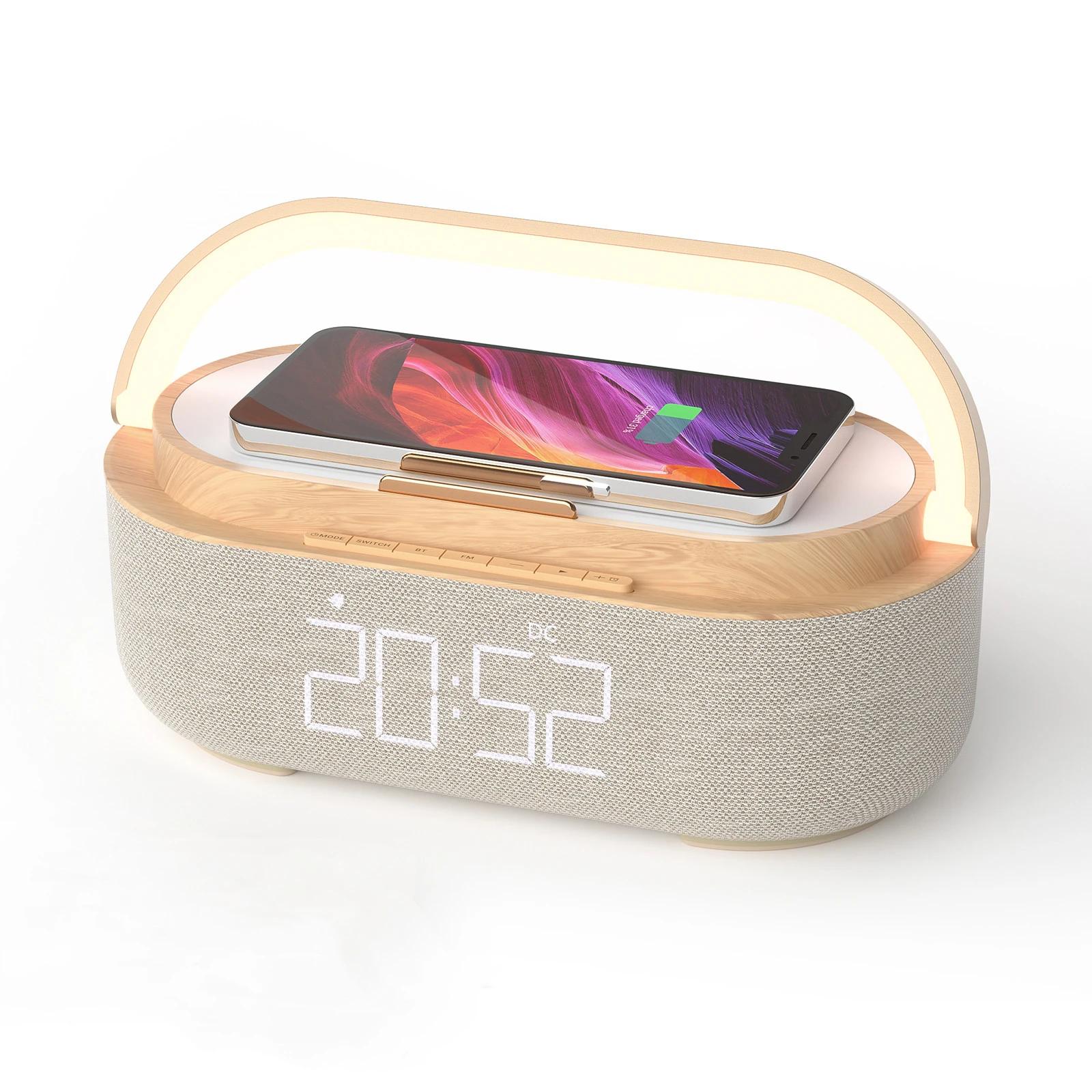 2500mAh Bluetooth Speaker with Wireless Charger FM Radio Dimmable Light Portable Dual Speaker for Bedroom Office Christmas Gifts
2500mAh Bluetooth Speaker with Wireless Charger FM Radio Dimmable Light Portable Dual Speaker for Bedroom Office Christmas Gifts