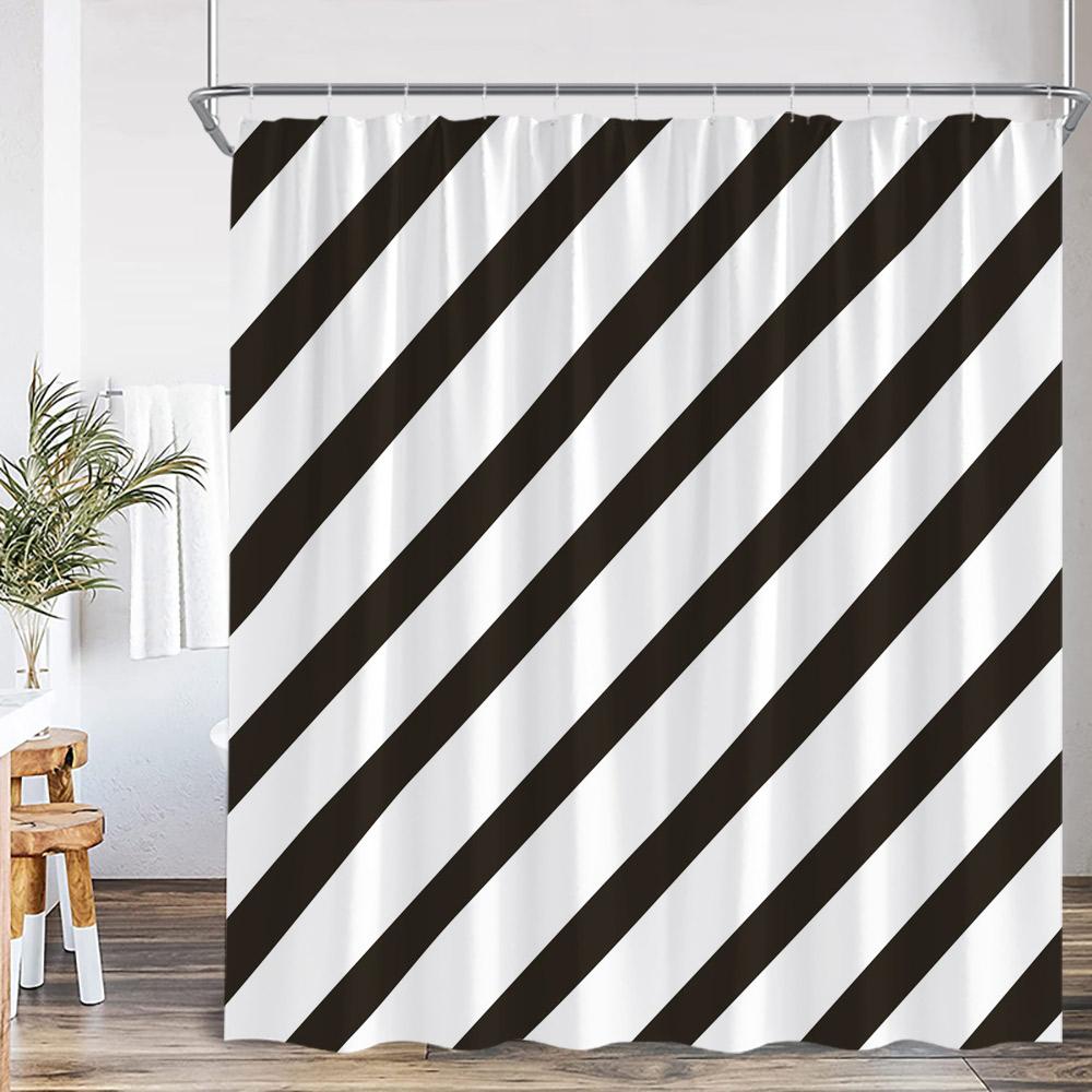 Geometric Stripes Shower Curtain Abstract Wavy Line Spots Art Aesthetic Bathroom Decorations Modern Bath Curtain With Hooks W60H190(CM)-1 Pcs
Geometric Stripes Shower Curtain Abstract Wavy Line Spots Art Aesthetic Bathroom Decorations Modern Bath Curtain With Hooks W60H190(CM)-1 Pcs