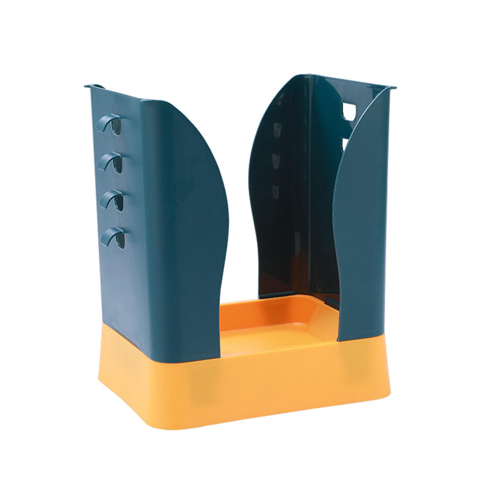 Plastic Garbage Can Expandable Trash Bag Holder Large Capacity for Kitchen Bathroom Blue and Yellow сірий колір/синій
Plastic Garbage Can Expandable Trash Bag Holder Large Capacity for Kitchen Bathroom Blue and Yellow сірий колір/синій