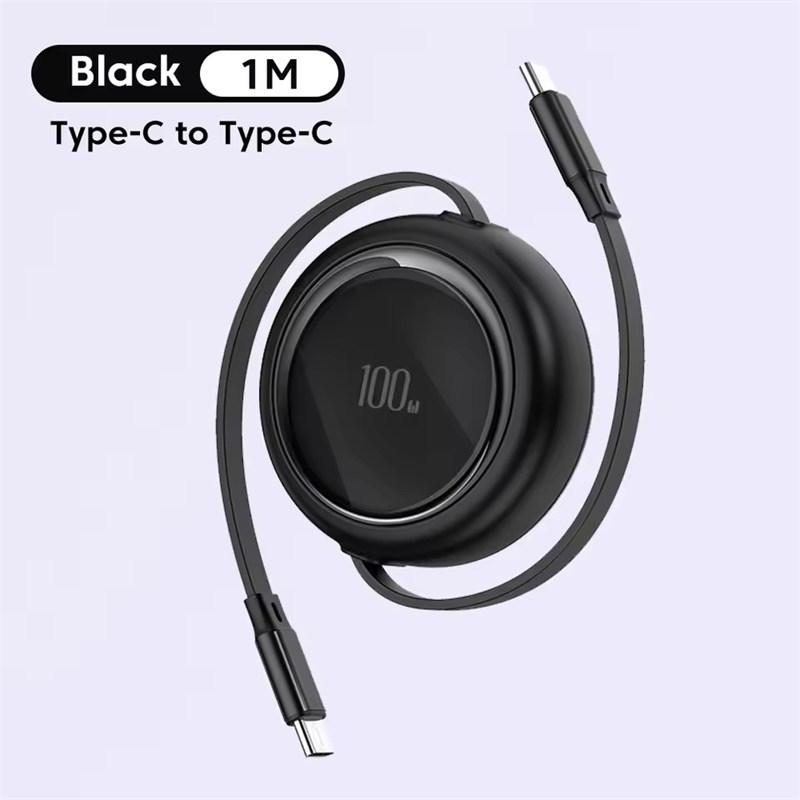 PD 100W выдвижной кабель для быстрой зарядки Type C - USB C для iPhone 15 MacBook Samsung Xiaomi USB C - Lightning кабель 1M чёрный
PD 100W выдвижной кабель для быстрой зарядки Type C - USB C для iPhone 15 MacBook Samsung Xiaomi USB C - Lightning кабель 1M чёрный